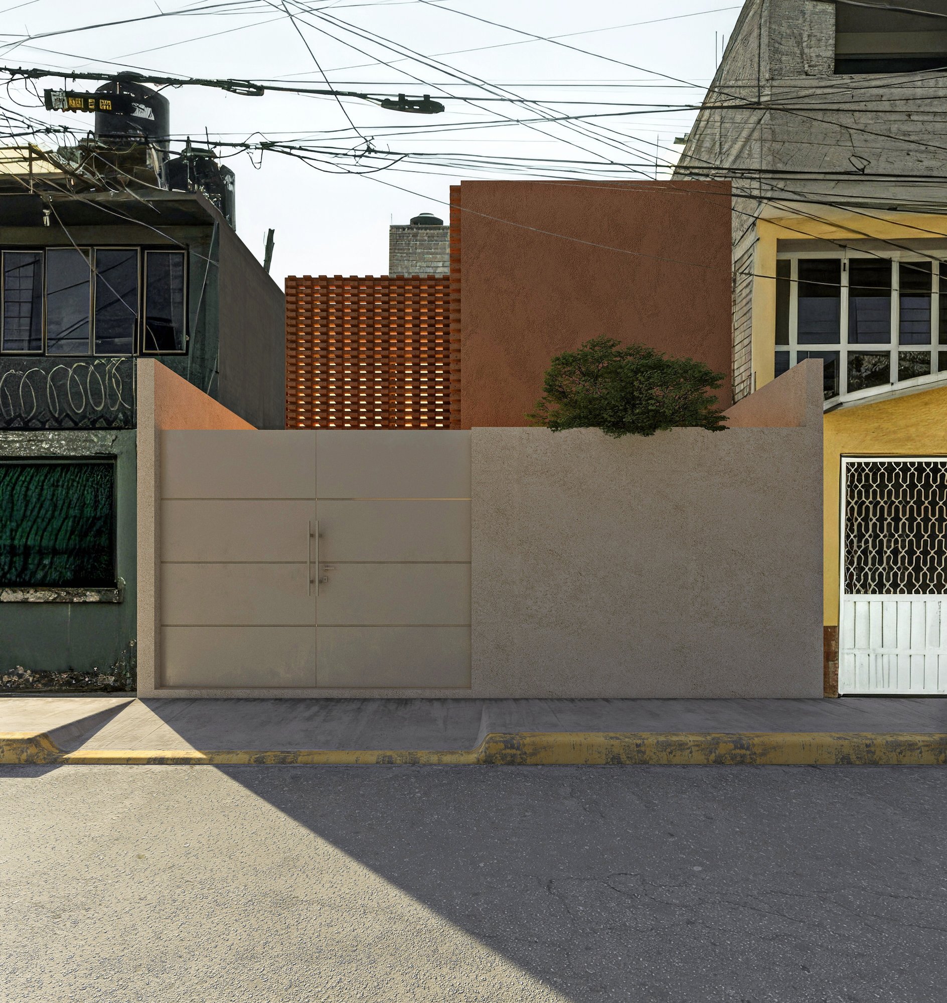 Proyecto Cherán Fachada Proyecto Cherán Fachada